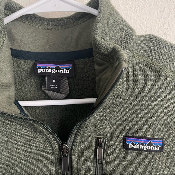 Patagonia Quarter Zip Front Zip Pocket Better Sweater - Picture 4 of 5
